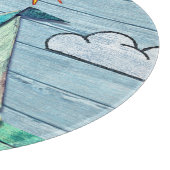 Rondglanzend ontwerp van driftwood-band snijplank (Hoek)