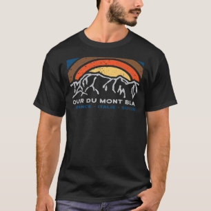 Rondje Mont Blanc Chamonix Frankrijk Italië Zwitse T-shirt