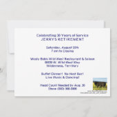 Rondje tijd!  Heilige koe - Western-feestje Kaart (Achterkant)