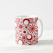 Rondjes, Mok met rode witte koffie (Voorkant rechts)