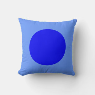 Rondkleurige kleuren - schaduwen van blauw kussen