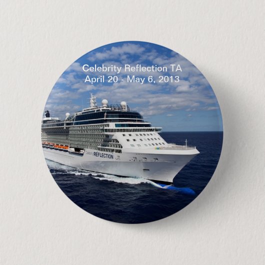 Rondknop Celebrity Reflection TA Ronde Button 5,7 Cm (Voorkant)