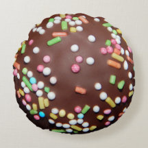 Rondkussen met chocolade-ijskast