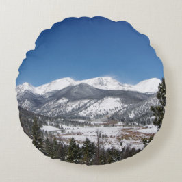 Rondkussen van het nationale park Rocky Mountain Rond Kussen