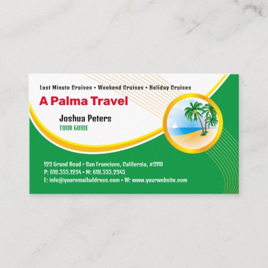 Rondleiding | Beste vakanties Visitekaartje (Voorkant)