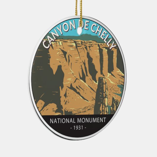 rondleiding Canyon De Chelly Keramisch Ornament (Rechts)