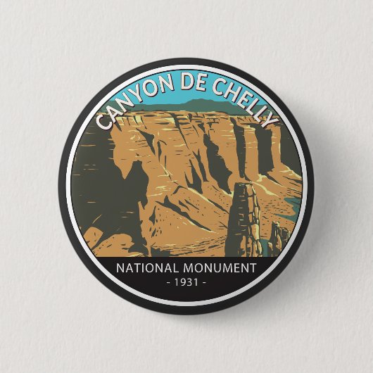  rondleiding Canyon De Chelly Ronde Button 5,7 Cm (Voorkant)
