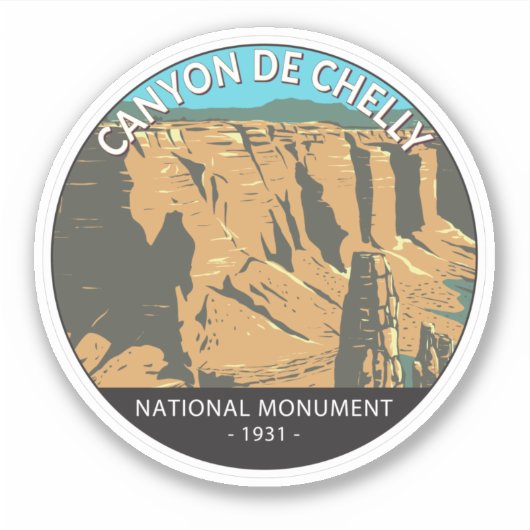  rondleiding Canyon De Chelly Sticker (Voorkant)