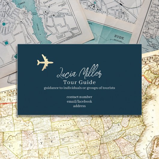 Rondleiding en reizen visitekaartje