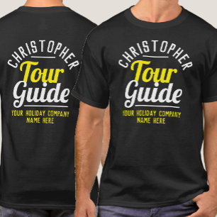 Rondleiding T-shirt, beide zijden bedrukt T-shirt