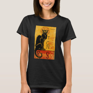  rondleiding van de kat Noir zwarte kat voor hallo T-shirt