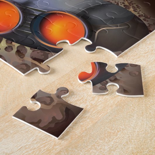 Rondleiding van de reisposter Uranus Legpuzzel (Zijkant)