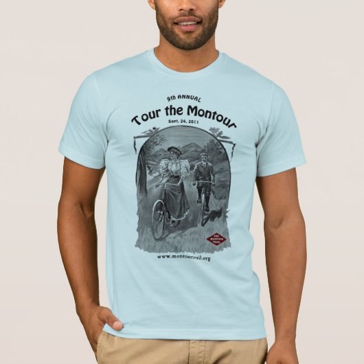 Rondleiding van het shirt van de Montour 9-rit (Voorkant)