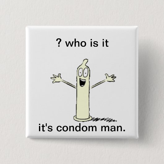 rondleiding vierkante button 5,1 cm (Voorkant)