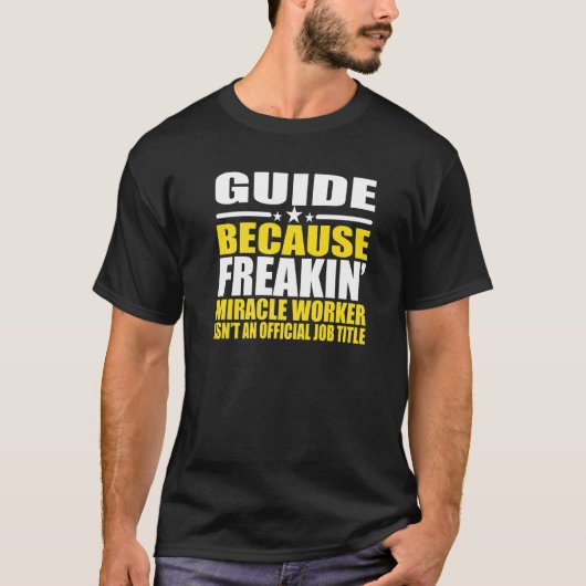 Rondleiding voor collega t-shirt (Voorkant)