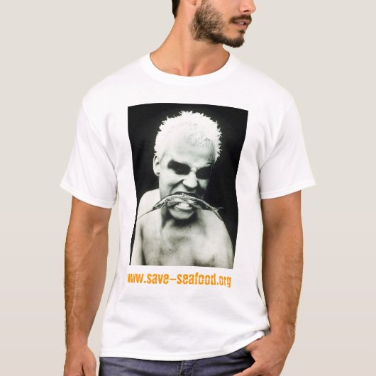 Rondleiding voor zeevoedsel opslaan t-shirt (Voorkant)
