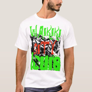 RONDLEIDINGEN DOOR WAIKIKI CITY T-SHIRT