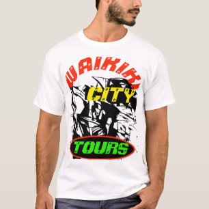 RONDLEIDINGEN DOOR WAIKIKI CITY T-SHIRT