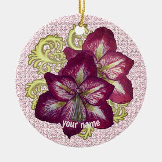 Rondo Amaryllis ornament (Voorkant)