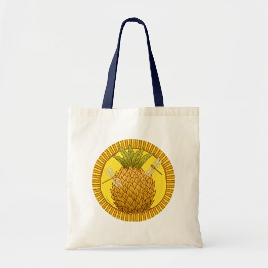 Rondo Ananas Tote Bag (Voorkant)