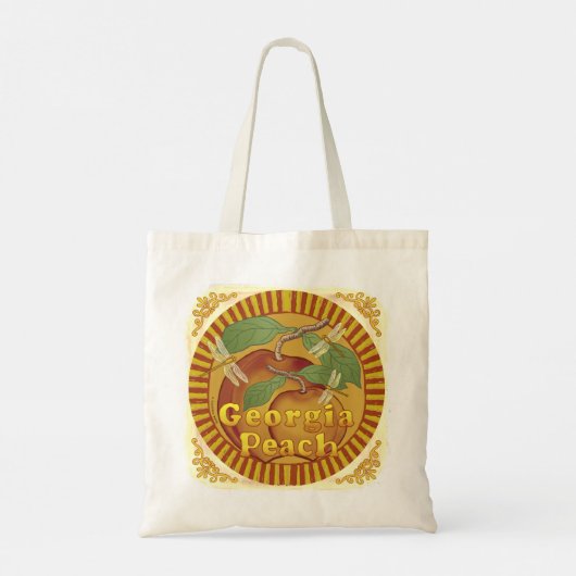 Rondo Georgia Peaches Canvas tas (Achterkant)