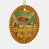 Rondo Georgia Peaches Keramisch Ornament (Rechts)