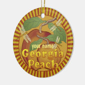 Rondo Georgia Peaches Keramisch Ornament (Links)