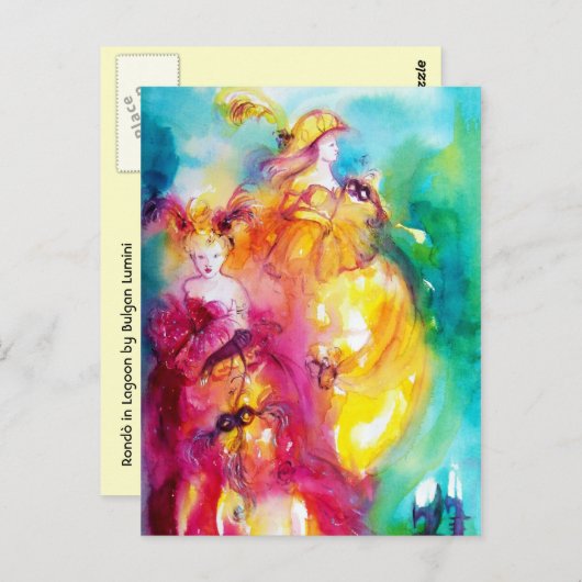 Rondò in Lagoon Briefkaart (Voorkant / Achterkant)