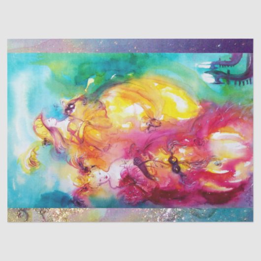 RONDO IN LAGOON, Dames in Masquerade Night Venice Tissuepapier (Voorkant)