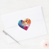 RONDO IN LAGOON/Monogram Venetian Masquerade Ball Hart Sticker (Envelop)