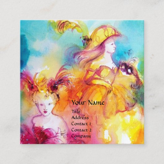 RONDO IN LAGOON Performance Arts, Costume Designer Vierkante Visitekaartje (Voorkant)