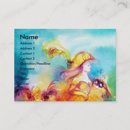 RONDO IN LAGOON Performance Arts, Costume Designer Visitekaartje (Voorkant)