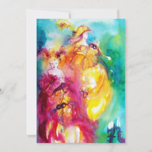 RONDO IN LAGOON, Sweet Sixteen Masquerade Party Kaart