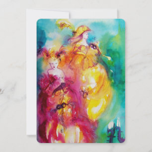 RONDO IN LAGOON, Sweet Sixteen Masquerade Party Kaart