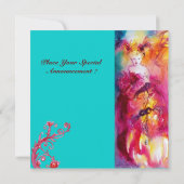 RONDO IN LAGOON, Sweet Sixteen Masquerade Party Kaart (Achterkant)