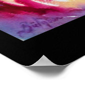 RONDO IN LAGOON / Twee vrouwen , Venetiaanse Masqu Poster (Hoek)