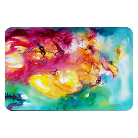 RONDO IN LAGOON / Venetiaans Maskerbal Magneet (Horizontaal)