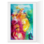 Rondò in Lagoon Venetiaanse Carnaval Waterverf (Binnen (Links))