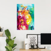 RONDO IN LAGOON / Venetiaanse gemaskerde dames Poster (Thuiskantoor)