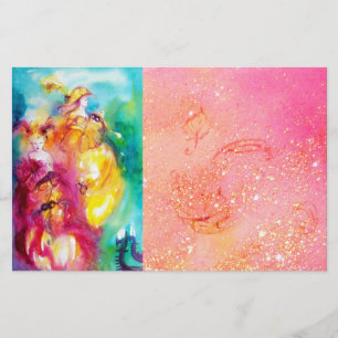 RONDO IN LAGOON/Venetiaanse Masquerade Ball Briefpapier