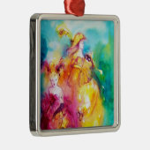 RONDO IN LAGOON/Venetiaanse Masquerade Ball Metalen Ornament (Rechts)