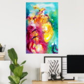 RONDO IN LAGOON/Venetiaanse Masquerade Dames Poster (Thuiskantoor)