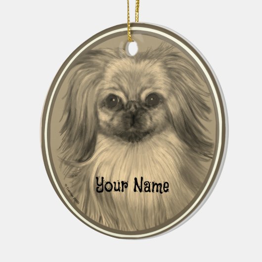 Rondo Pekingese dog ornament (Links)