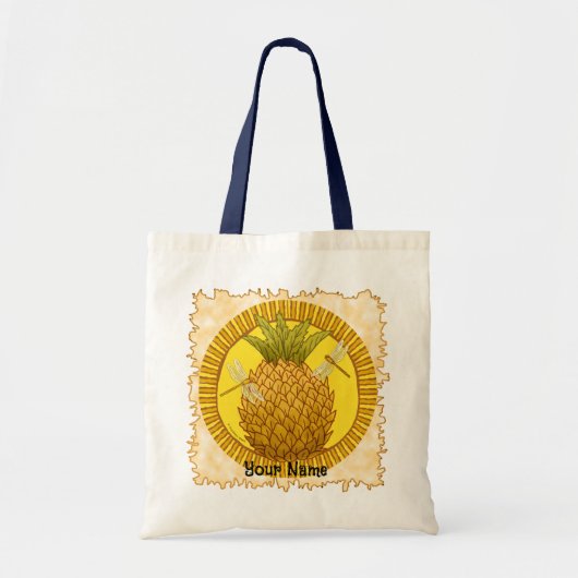 Rondo Pineapple Tote Bag (Voorkant)