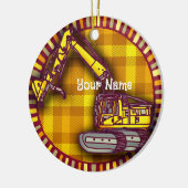 Rondo Power Shovel Keramisch Ornament (Links)