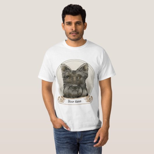 Rondo Scottish Terrier T-shirt (Voorkant volledig)