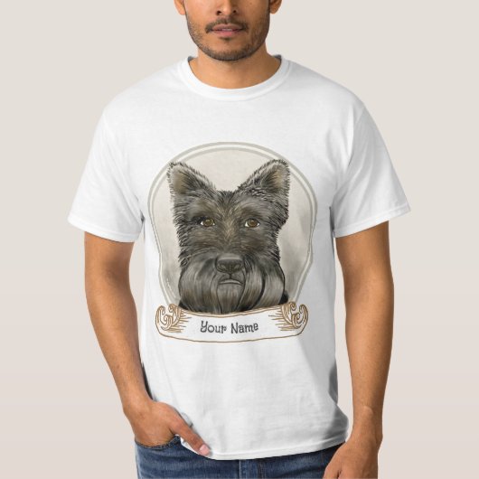 Rondo Scottish Terrier T-shirt (Voorkant)