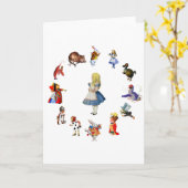 RONDOM ALICE IN SPROOKJESLAND KAART (Gele Bloem)