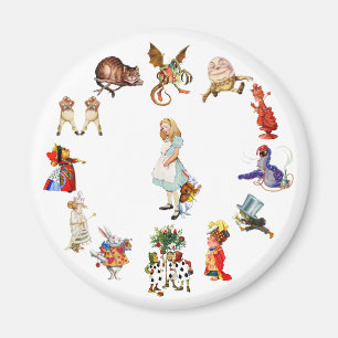 Rondom Alice in Wonderland Magneet