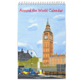 Rondom de wereldkalender kalender (Hoes)